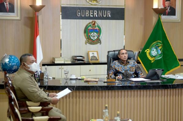 Gubernur Edy Rahmayadi Ikuti Rakornas PIP, Siap Dukung Penggunaan Produk Dalam Negeri